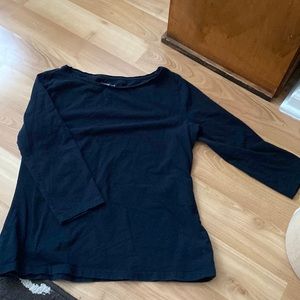 black long sleeve shirt